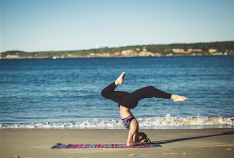 Beach-Yoga