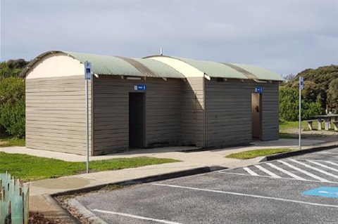 Existing toilet block in Anglesea