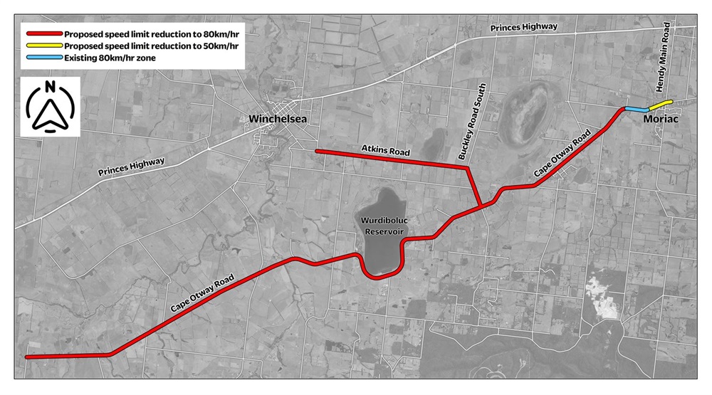 Cape Otway Road and Atkins Road Speed Limit Proposal