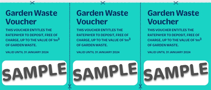 SAMPLE Garden waste vouchers