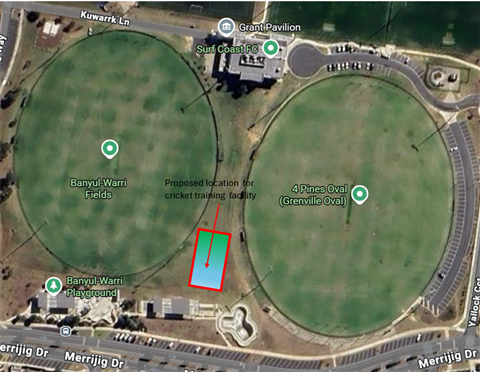 Banyul Warri Fields cricket nets.png