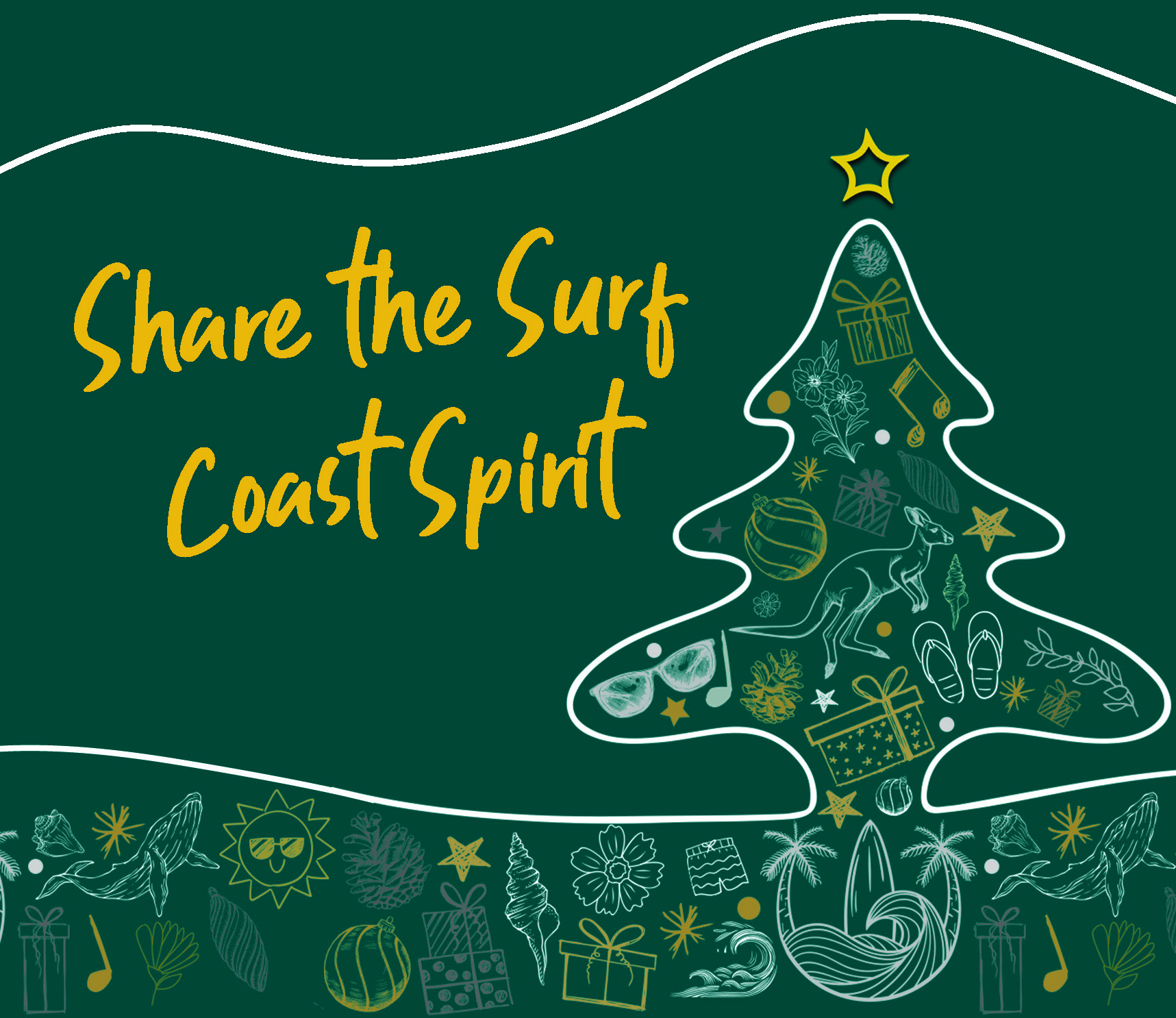 Surf christmas decoration hotsell