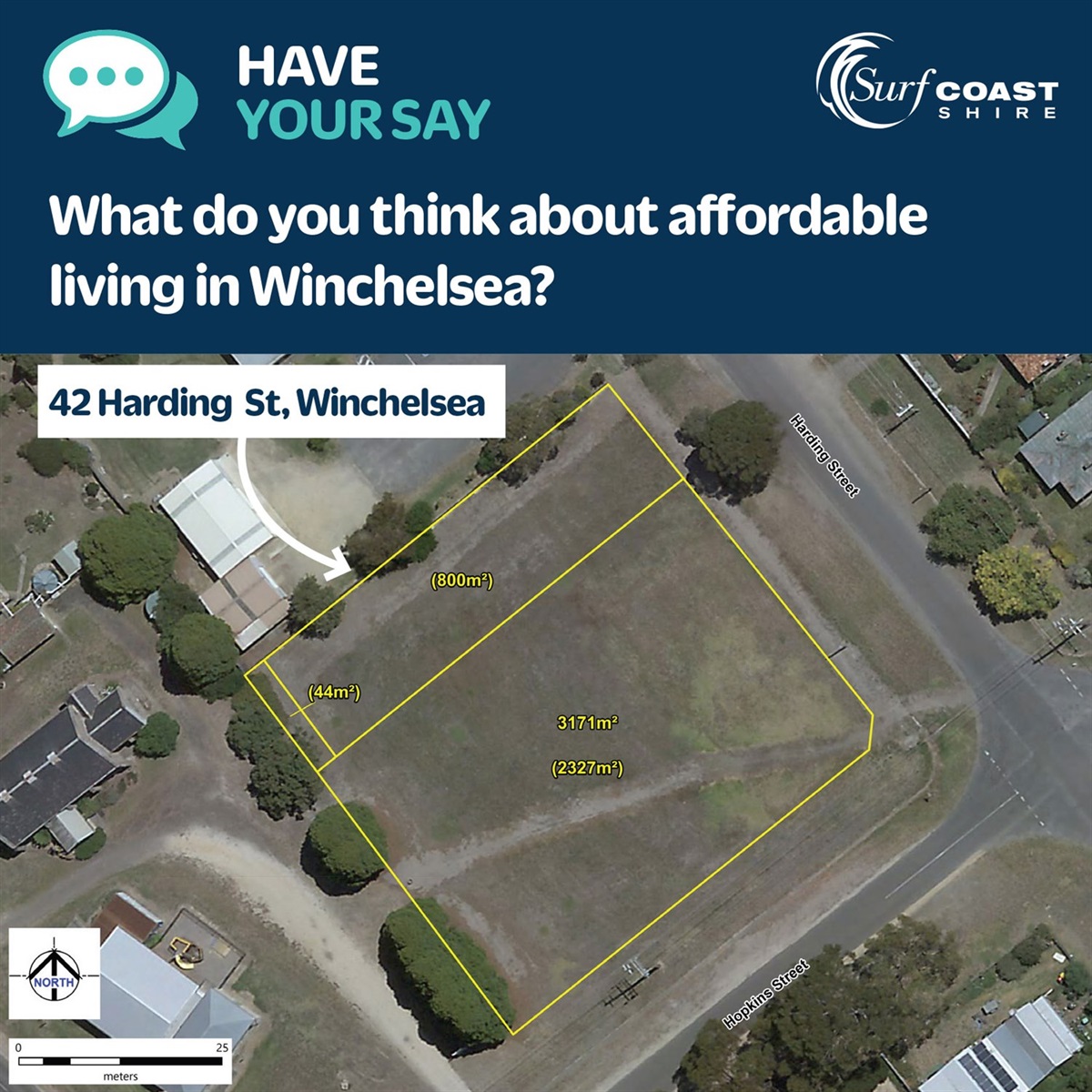 Potential land sale 42 Harding Street, Winchelsea Surf Coast Shire