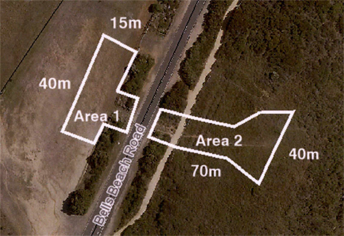 map of areas involved in the license agreement - contact us if you are unable to access the image