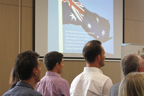 Oath at a citizenship ceremony